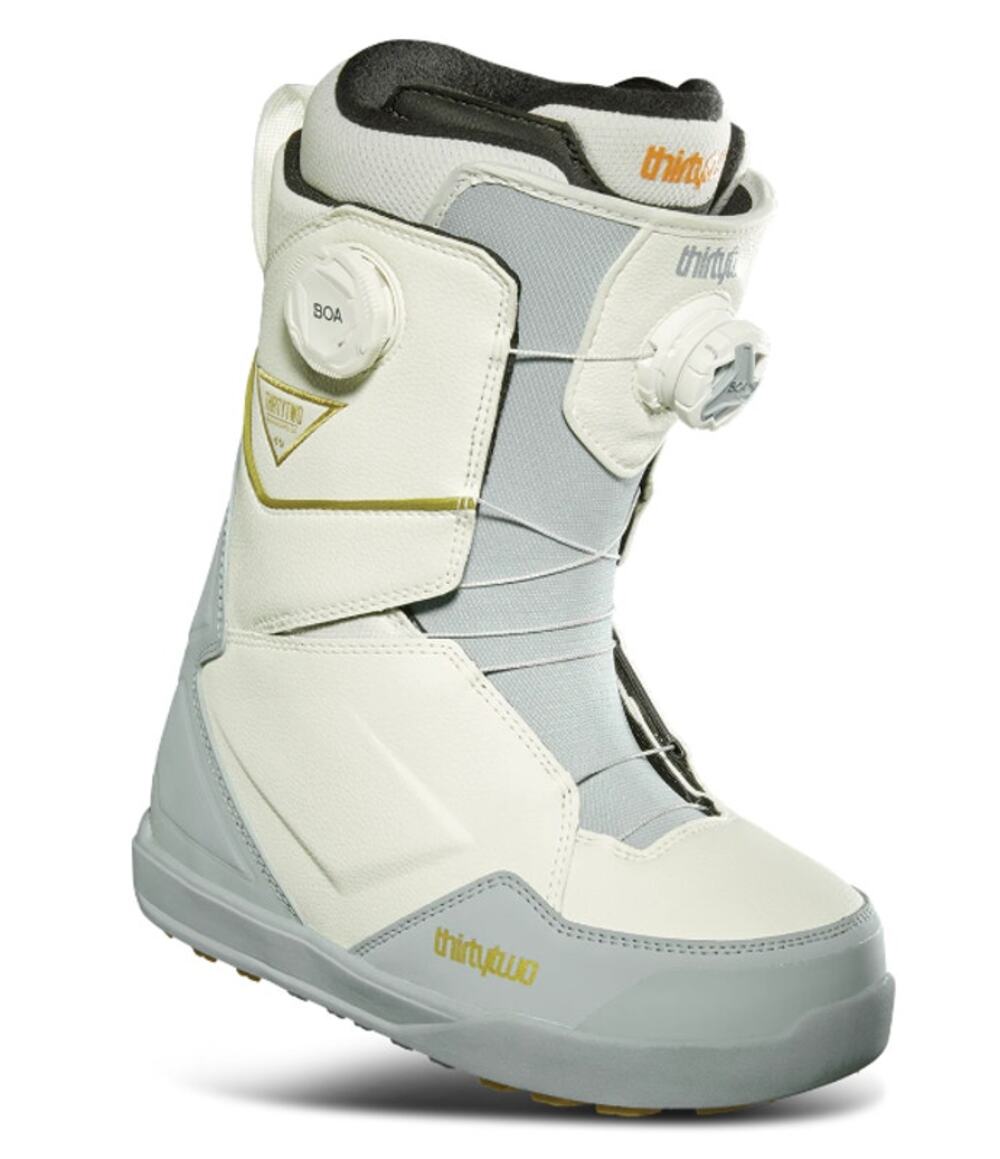 ThirtyTwo Womens Lashed Double Boa Snowboard Boot US 9 White Grey NWOB